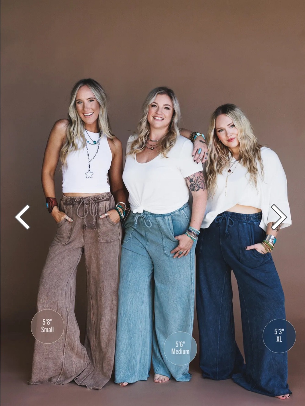 Three Bird Nest Relaxing Robin Wide Leg Pant New Olive Green sz XL - Picture 5 of 10